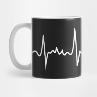 Football Heartbeat Mug